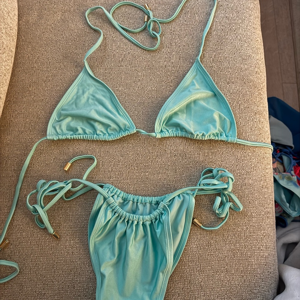 Turquoise Bikini Set